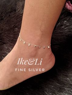 925 Sterling Silver Heart Charm Anklets Real 925 Sterling Silver NOT SILVER PLATED High Quality Silver Anklets High polished rhodium finish gives this bracelet a stunning shiny look that lasts many years. We have hundreds Silver Jewelry in stock. If you don't see what you are looking , feel free to ask us. Trendy, dainty, luxurious, classic with modern touch, elegant and fancy, fine quality made 925 Sterling Silver heart charm anklet-bracelet Description 925 Sterling Silver Heart Charm Anklets M Sterling Silver Anklets For Summer Gifting, Sterling Silver Anklets For Summer, Dainty Sterling Silver Anklets For Summer, Charm Anklet, Diamond Gift, Silver Anklets, Anklet Bracelet, Sterling Silver Heart, Summer Jewelry