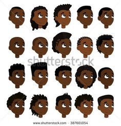 Son Hairstyles, Creativity Boosters, African Character, Afro Hair Drawing, Adventure House, Hair Drawing Reference, Boy Hair Drawing, Black Boy Hairstyles, Anatomy Design