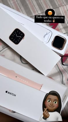 the new apple watch is in its box and it's still in its packaging