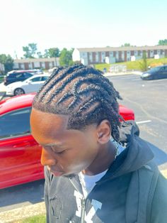 #twiststyles #menbraids Braids With Twist At The End, Cornrows To Twists Men, Cornrows Into Twists Men, Cornrows Into Twists, Fulani Braids Men, Fulani Twists, Fulani Twist