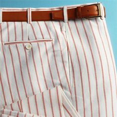 White Wool & Linen Trousers with Double Hairline Stripe in Fire Luxury Pinstripe Men's Bottoms, White Pinstripe Pants, Ben Silver, White Linen Trousers, Vintage Menswear, Cap Toe Shoes, Cream Trousers, Crockett And Jones, Classic Clothing