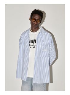 Male Model is 182cm 62kg wearing Size MFemale Model is 173cm 45kg wearing Size M Shirts Detail, Shirt Detail, Long Sleeved Shirt, Striped Long Sleeve Shirt, Shirt Sale, Striped Long Sleeve, Long Sleeve Shirt, Sleeve Shirt