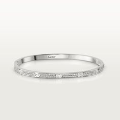 Cartier Love Bracelet Diamond, Bracelet Cartier, Pave Bracelet, Bracelet Love, Love Bracelet, Locking Mechanism, Expensive Jewelry, Cartier Love, Jewelry Lookbook