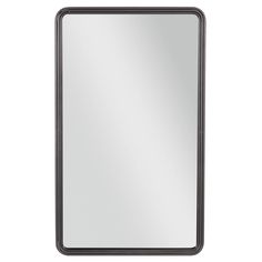 an empty mirror on a white background