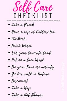 self care Daily Self Care Checklist, Importance Of Self Care, Workout Drinks, Daily Self Care, Positive Lifestyle, Mindfulness Activities, Good Hair