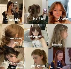 Downtown Aesthetic Hairstyles, Downtown Hairstyles, Hair Inspiration Long, Hairstyles For Girls, Hairstyles For Layered Hair, Hair Tips Video, From Tiktok