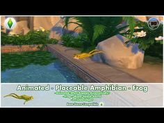 an animated - placeable amphibiann frog is shown in this screenshot