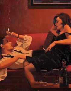 Arte Jazz, Fabian Perez, Jack Vettriano, Robert Mcginnis, Gil Elvgren, Boris Vallejo, Frank Frazetta, Romance Art, After Midnight