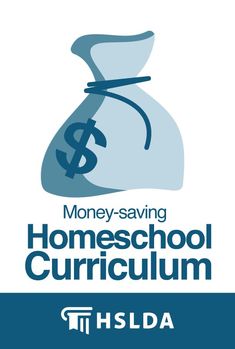 money saving logo with the words homeschool curioum and an image of a bag