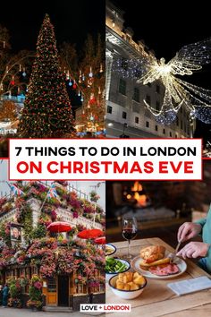 the london christmas tree is decorated with lights and decorations