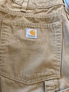 Carhartt Straight Pant Women's Size 18x30 Brown Solid Logo 100% Cotton Pockets #ad Straight Pants, Brands Outlet, Pants For Women, Womens Sizes, Women Accessories, Things To Sell, ? Logo, Clothes For Women, Pants