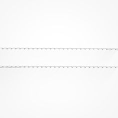 two silver chains on a white background, one is empty and the other has no chain