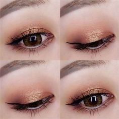 그냥 그냥 Korean Eye, Asian Makeup, Eye Make, Eyeshadow Looks, Simple Skincare