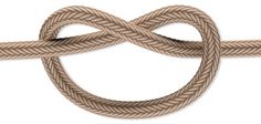 an image of a rope that has been knotted in the shape of a knot on white background