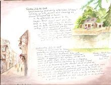 an image of a watercolor painting with words written on it