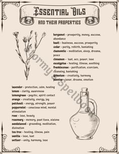 Grimoire Printables, Magick Oil, Book Of Shadows Pages, Oils Essential, Magic Herbs, Magick Book