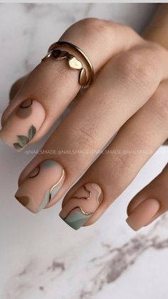 Fantastic Nails, Nails Gold, Subtle Nails, Nails Blue, Nails Spa, Nails Spring, Blue Spring, Spring Hill