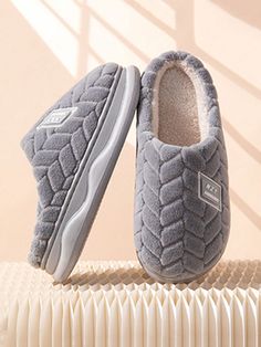 Autumn Winter Women Warm Slippes, Indoor Home Warm Anti-Slip Thick Sole Closed-Toe Plush Slippers, Unisex Grey     Cartoon    Women Shoes, size features are:Bust: ,Length: ,Sleeve Length: Cartoon Women, Girls Snow Boots, Kids Snow Boots, Warm Snow Boots, Plush Slippers, Short Leather Boots, Women Crew Socks, Children Shoes, Calf Socks