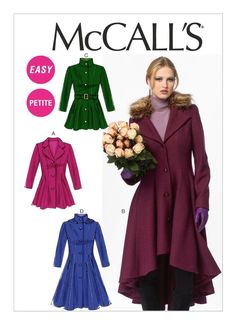 a women's coat and jacket sewing pattern