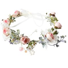 Floral Hair Crown, Floral Hair Wreath, Hairstyle Bridal, Halo Headpiece, Crown Halo, Bridal Floral Crown, Hair Garland, Rose Flower Crown, Flower Halo