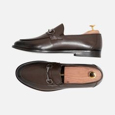 Elegant Brogue Detailing Slip-on Loafers, Wingtip Leather Sole Slip-on Loafers, Calf Leather Slip-on Loafers With Brogue Detailing, Brown Brogue Detail Slip-on Loafers, Luxury Brogue-detailed Calf Leather Loafers, Goodyear Welt, Rubber Heels, Waxed Cotton, Cotton Lace