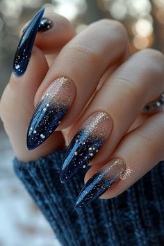 Trendy Nails September 2024, September Nails 2024, Blue Leopard Nails, September Nail Ideas, Ombre Glitter, Leopard Print Nails, Smink Inspiration, Trendy Nail Design, Pastel Nails