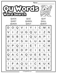 word search worksheet for kids