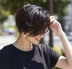 Shortish Hair, Kort Bob, Chic Short Hair, Short Hair Images, Asian Short Hair, Short Sassy Hair, Pixie Haircut For Thick Hair, Hair Inspiration Short