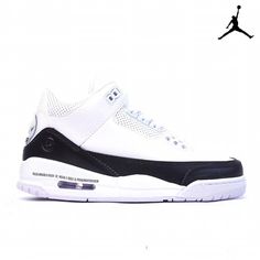 Fragment Design X Air Jordan 3 Retro Fragment SP 'WHITE'-DA3595-100-AIR JORDAN 3-Made in collaboration with Hiroshi Fujiwara’s influential design label, the Fragment Design x Air Jordan 3 Retro SP delivers a minimalist take on the classic silhouette. The Jordan 3s Desert Elephant, Jordan 3 Shoes, Jordan Art, Michael Jordan Art, Lightning Bolt Logo, Hiroshi Fujiwara, Jordan Retro 3, Drip Outfit Men, Retro 3