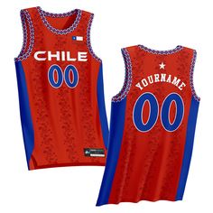 Chile Custom Basketball Jersey Sporty Breathable Shirt For Basketball, Sleeveless Sublimation Sports Top For Sports Season, Breathable Sleeveless Top For Game Day, Casual Basketball Jersey With Team Logo, Sporty Sleeveless Jersey For Game Day, Sporty Sleeveless Letter Print Jersey, Sleeveless Sporty Jersey With Letter Print, Sporty Sleeveless Jersey For Sports Events, Sporty Sleeveless Sports Jersey