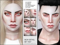 an image of skin detail set no7 for the simster dollmaker's