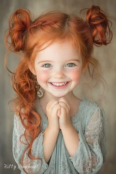 Red Hair Baby Girl, Small Face Hairstyles, Ginger Babies, Smile Eyes, Small Gestures, Beautiful Red Hair, Copper Hair Color, Russian Artists, Copper Hair