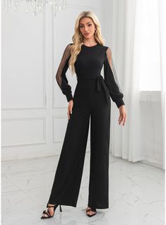 JJ's House Yes Polyester Tulle Maxi Scoop Fall Winter Jumpsuit/Pantsuit Belt/Sash NO Black S Height:5.7ft(174cm) Bust:33.5in(85cm) Waist:26in(66cm) Hips:36in(91cm) Dress. #JJ's House #Yes #Polyester #Tulle #Maxi #Scoop #Fall #Winter #JumpsuitPantsuit #BeltSash #NO #Black #S #Dress Jamsuits Long, Fitted Belted Jumpsuits And Rompers In Solid Color, Fitted Solid Color Belted Jumpsuits And Rompers, Solid Color Belted Fitted Jumpsuits And Rompers, Party Jumpsuits And Rompers With Tie Waist, Evening Fitted Jumpsuits And Rompers With Tie Waist, Fitted Jumpsuits And Rompers With Tie Waist For Party, Party Long Sleeve Jumpsuit With Tie Waist, Fitted Jumpsuits And Rompers With Tie Waist