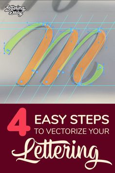 four different types of scissors with the text 4 easy steps to victoria's lettering