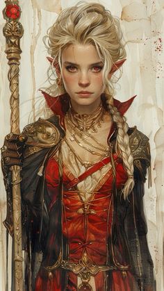 Deep Gnome Female, Sorceress Character Design, Deep Gnome, Dnd Sorcerer, Elf Female, Female Elf, Dnd Stuff, Character Inspiration Male, High Elf