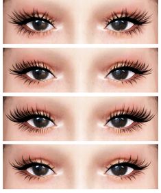 Black Sims 4 Cc Eyelashes, Eye Lashes Sims 4 Cc, Ts4 Cc Hair Girl, Ts4 Cc Lashes, Sims4 Cc Lashes, The Sims 4 Cc Lashes, Lashes Sims 4 Cc, Sims Face