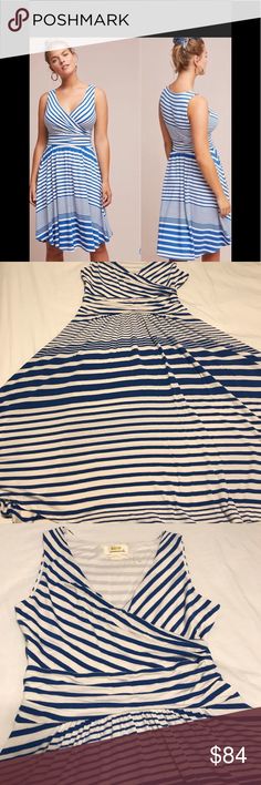 Anthro Maeve Kythira dress small Nothing is more classic than a swingy striped dress - outfit with a pair of sandals and bandana scarf for a nod to the nautical. Super soft fabric. Label marked through to prevent store returns  Smoke and pet free home  Size small nwot  Rayon, spandex; rayon, spandex lining Wrapped midi silhouette Pullover styling Machine wash Anthropologie Dresses Striped A-line Vacation Dress, Striped V-neck Lined Dresses, Striped Sundress With Short Sleeves, Striped A-line Lined Dress, Striped Short Sleeve Sundress, Striped Fitted Dress For Vacation, Striped Lined Sundress, Striped Sundress With Lining, Striped A-line Dress For Day Out