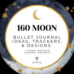 Bujo Moon Phases, Moon Art Journal, Reading Journal Theme Ideas, Witches Journal Ideas, Moon Journal Free Printable, Celestial Journal Ideas, Bujo Moon Theme, Witchy Bullet Journal Ideas, Journal Ideas Trackers