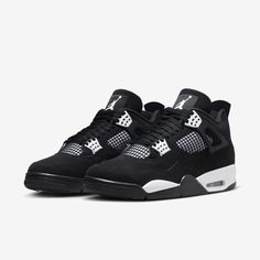 Sz 12 Nike Air Jordan 4 Retro ''White Thunder''Jordan Ⅳ AJ4 Mid Men's FQ8138-001 Black And White Jordan 4’s, Jordan 4 White Thunder Outfit, Black Jordan 4’s, White Thunder Jordan 4, Oreo Jordan 4’s, Jordan 4 White Thunder, Jordan 4 Black And White, Jordan 4 Thunder, Jordan 4 Shoes