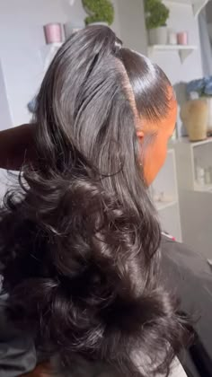 Natural Hair Straightening, Hairstyles Designs, Ponytails Hairstyles, Different Types Of Hairstyles, New Hair New Me, Updo Hair Styles, Types Of Hairstyles, Natural Updo, Ponytail Ideas