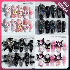 Smarter Shopping, Better Living! Aliexpress.com Christmas Fake Nails, Nails Butterfly, Butterfly Rhinestone, Nails Tips, Fake Nails, Nail Tips, Jelly, Glue