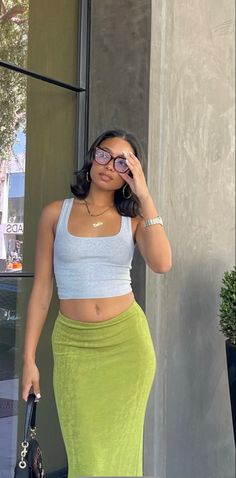 Outfit Ideas For Summer, Earthy Outfits, Looks Party, Skirt Outfit, Everyday Outfit, Maxi Skirts, Cute Simple Outfits, Mode Inspiration