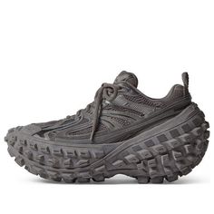 (WMNS) Balenciaga Bouncer Defender Screw Sneakers 'Grey' 685611W2RAA2000 Gray Sneakers With Vibram Sole, Gray Sneakers With Vibram Sole And Medium Fit, Gray Sneakers With Vibram Sole Medium Fit, Gray Lace-up Running Shoes Medium Fit, Gray High-top Running Shoes Medium Fit, Gray High-top Running Shoes With Vibram Sole, Gray Low-top Running Shoes With Vibram Sole, Gray Low-top Sneakers With Studded Outsoles, Gray Running Shoes With Rubber Waffle Outsoles