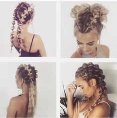 Cool Braid Hairstyles, Pinterest Hair, Festival Hair