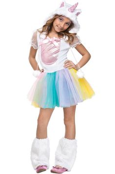 Dress, Hood with horn, Boot covers Unicorn Child Halloween Costume Product Description: Dress Hood with horn Boot covers Manufacturer's Size Chart: Returns: To receive return instructions, please open a return request through eBay. Most returns are processed within 1-2 weeks from the day we get it back. All shipping charges (original and return shipping) are the buyer’s responsibility. Returns may take a little longer to process during Halloween season. Item is not eligible for return if: It is Disfraces Ideas, Unicorn Costumes, Girl Unicorn Costume, Unicorn Costume Kids, Unicorn Halloween Costume, Baby Kostüm, Unicorn Outfit, Black Halloween Dress, Unicorn Halloween