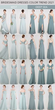 bridesmaid dresses color trend 2011