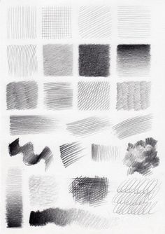 the different shades of gray are shown in this drawing