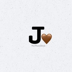 the j logo with a heart on it's left side and an i love j in the middle