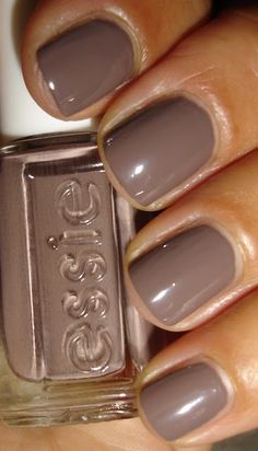 Essie - "Don't Sweater It" Perfect fall color Brown Nail Polish, Brown Nail, Fall Color