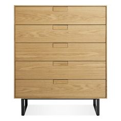 the chest of drawers is made from wood and has four drawers on each side, one with